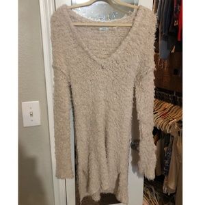 Urban Outfitters Fluffy Cream Sweater